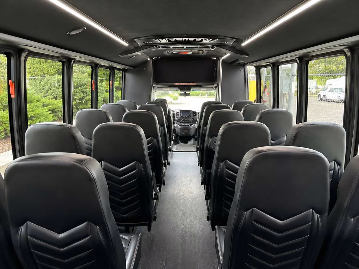 15 passenger minibus inside