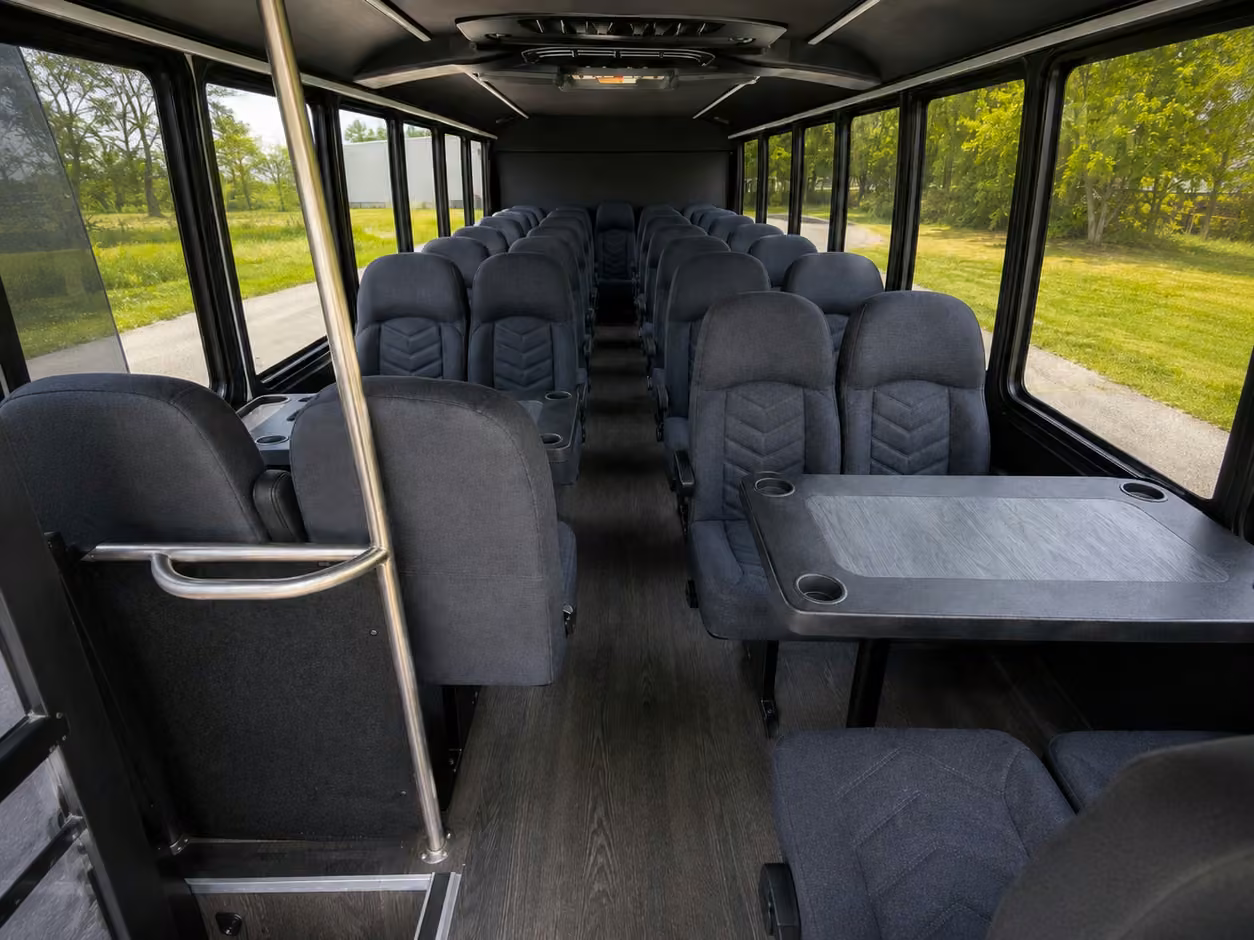 18 passenger minibus inside