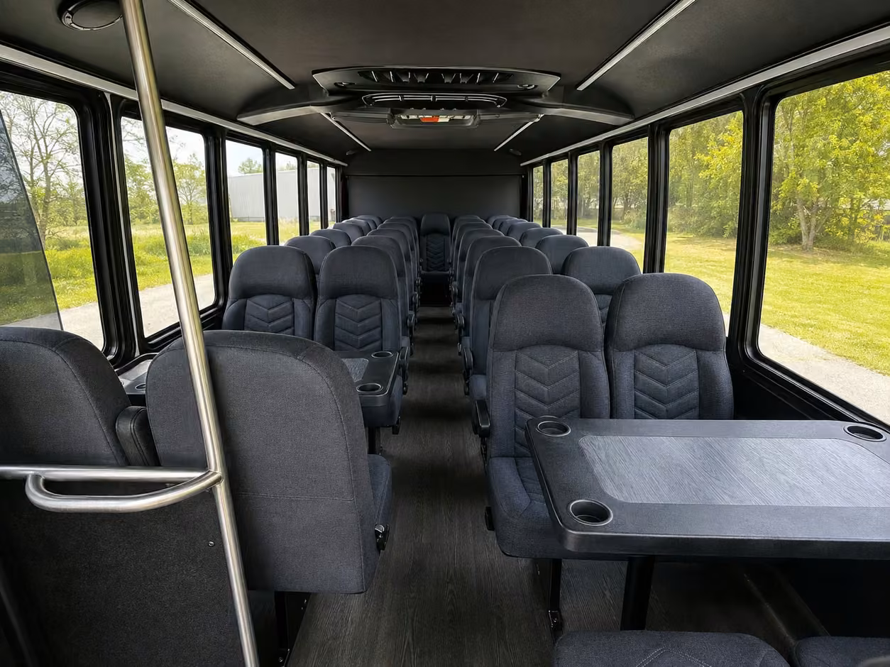20 passenger minibus inside