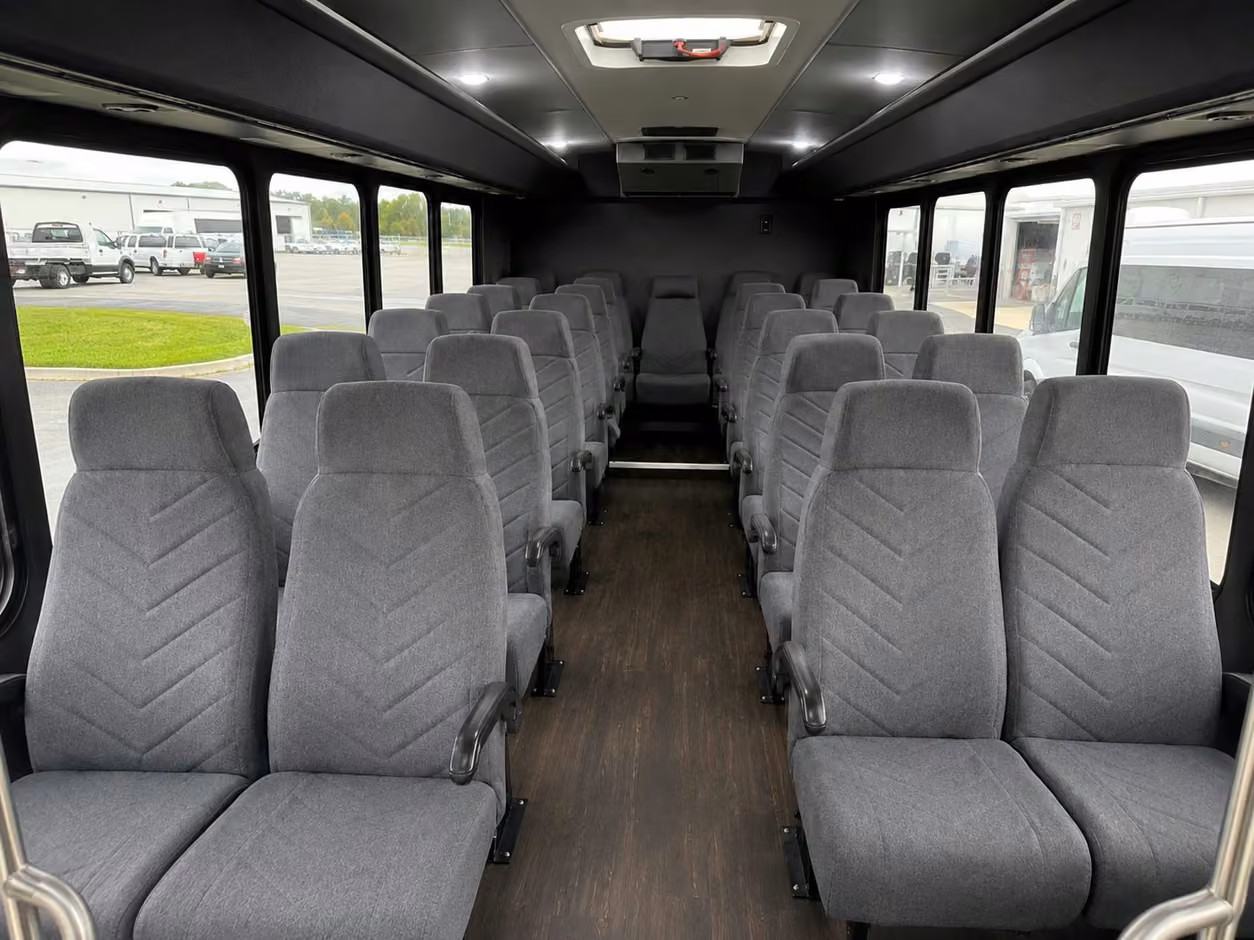25 passenger minibus inside