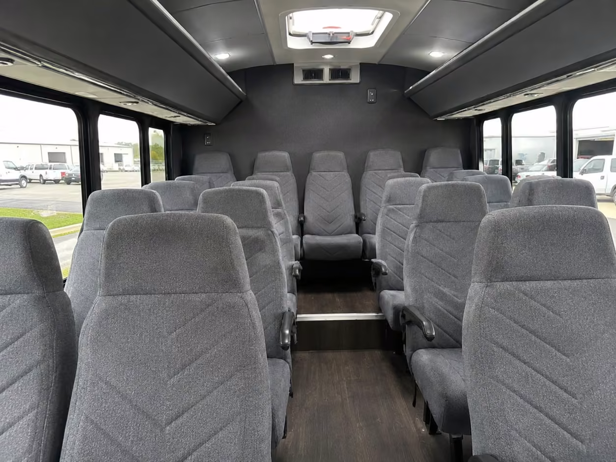 25 passenger minibus interior