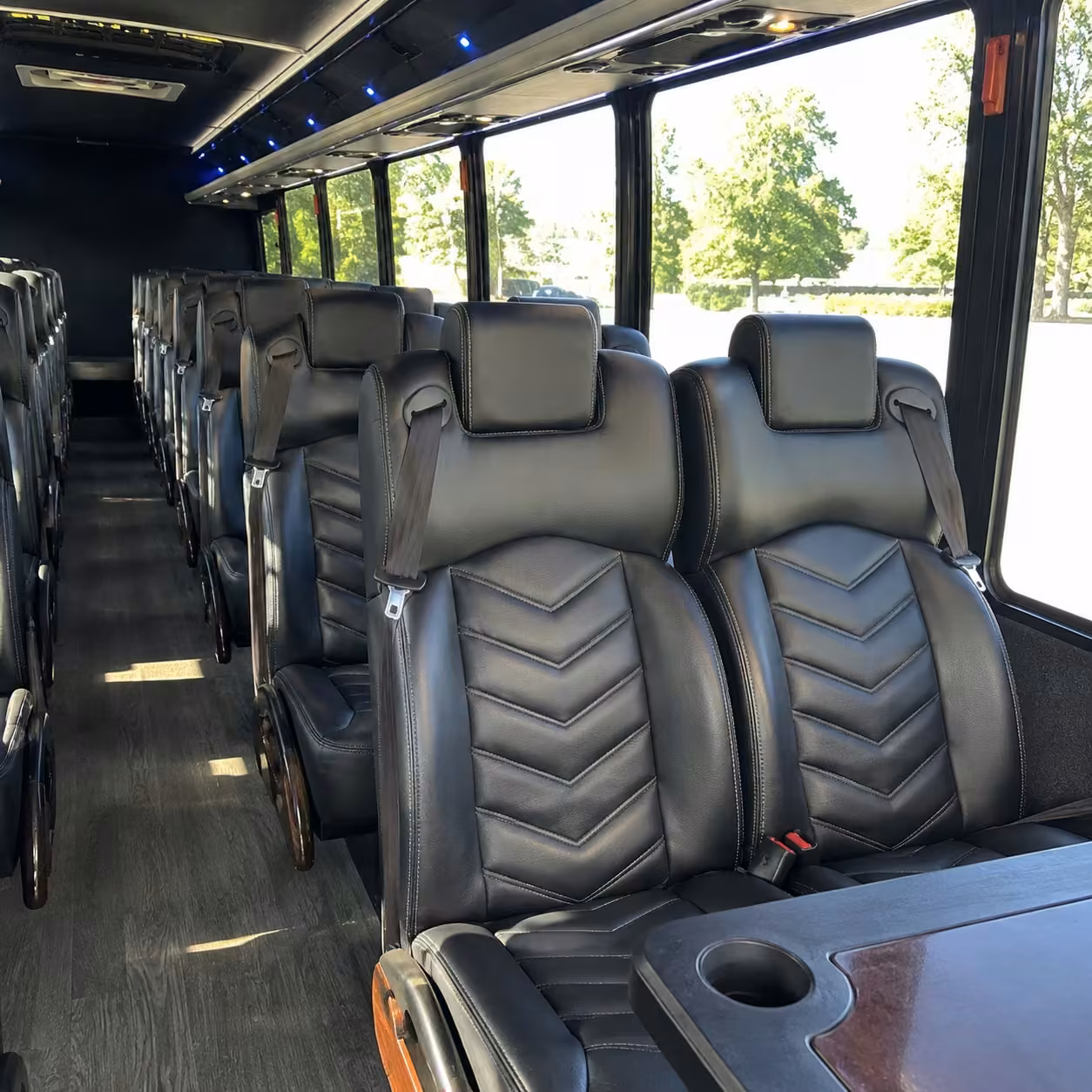 30 passenger minibus inside
