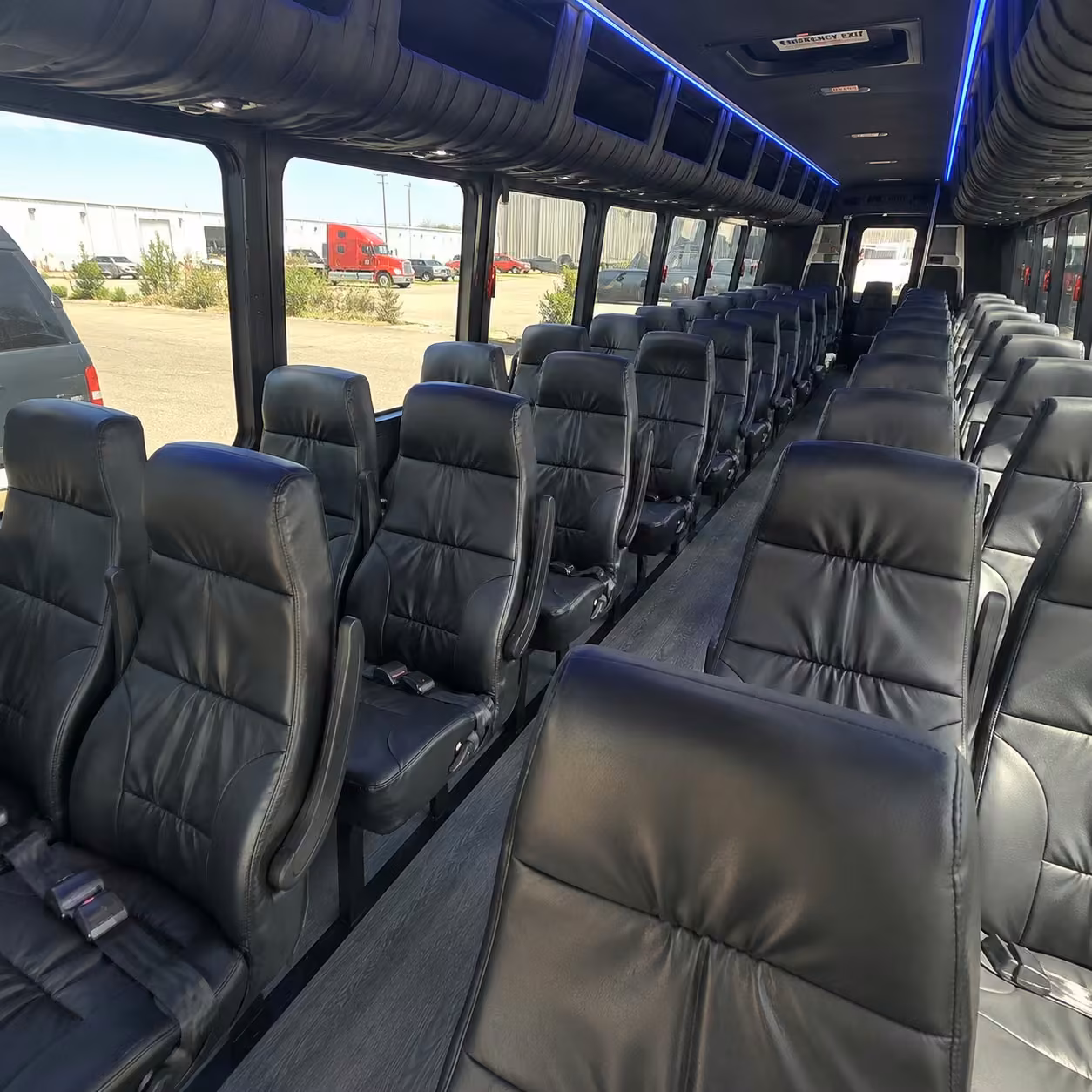 35 passenger minibus inside