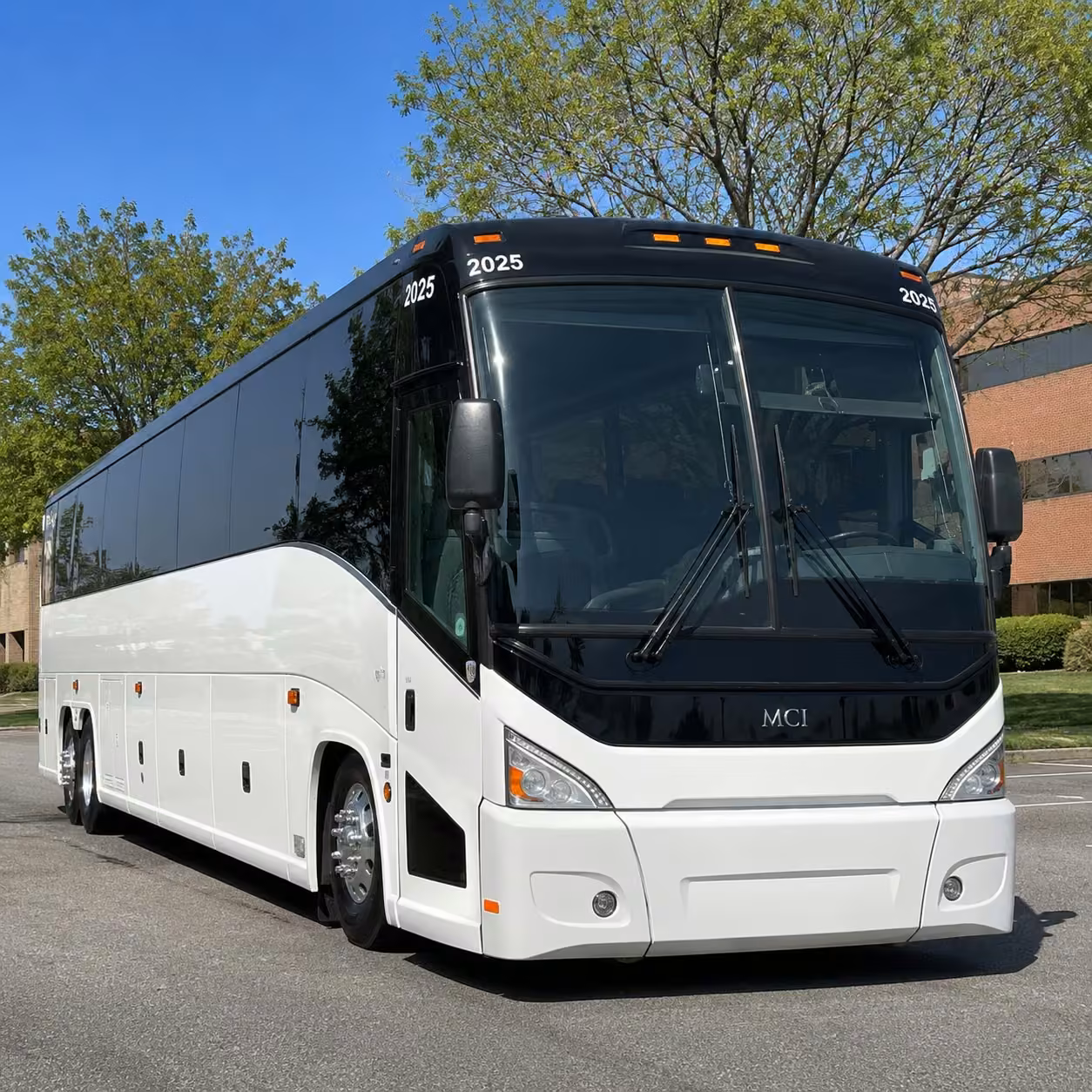 montgomery charter bus exterior
