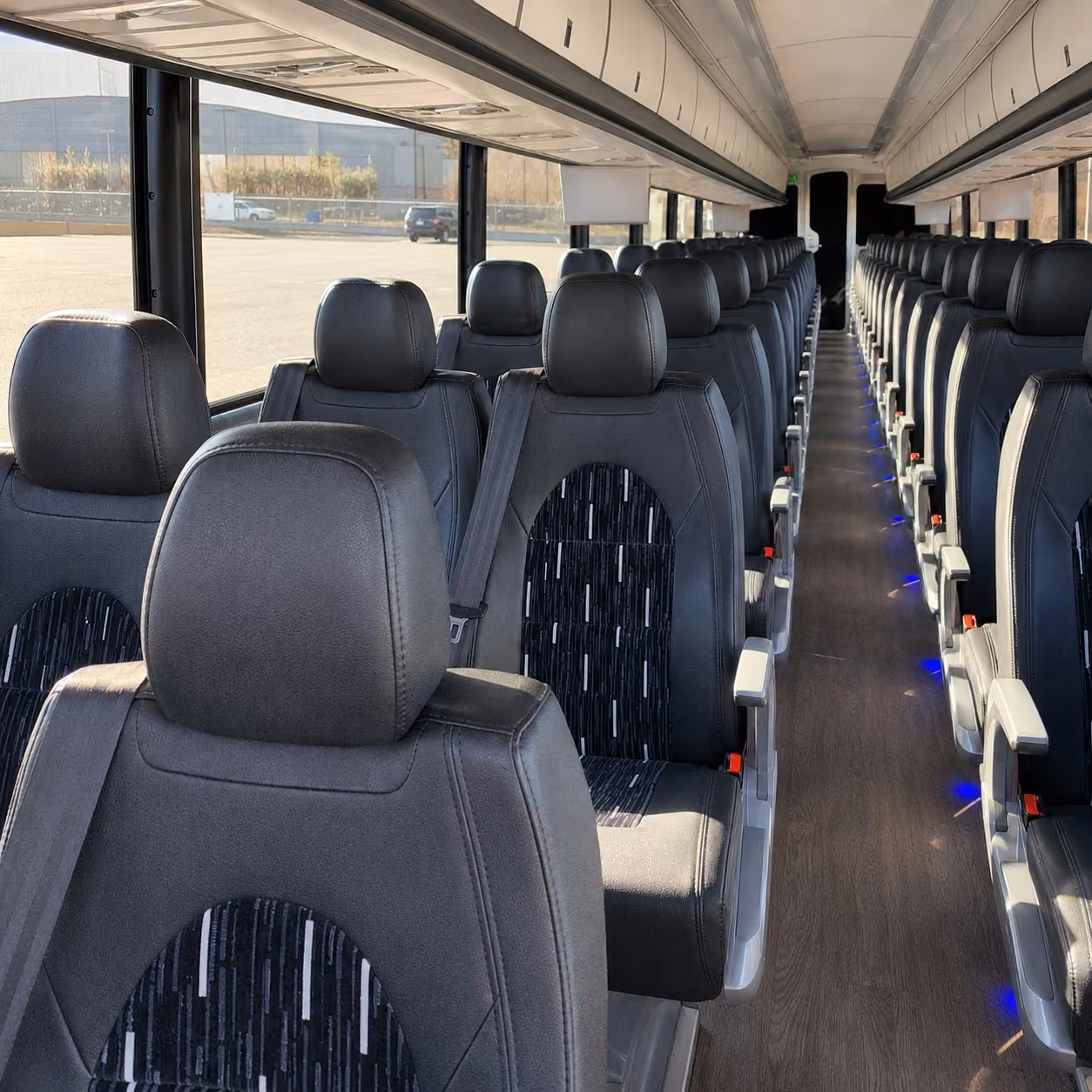 montgomery charter bus interior