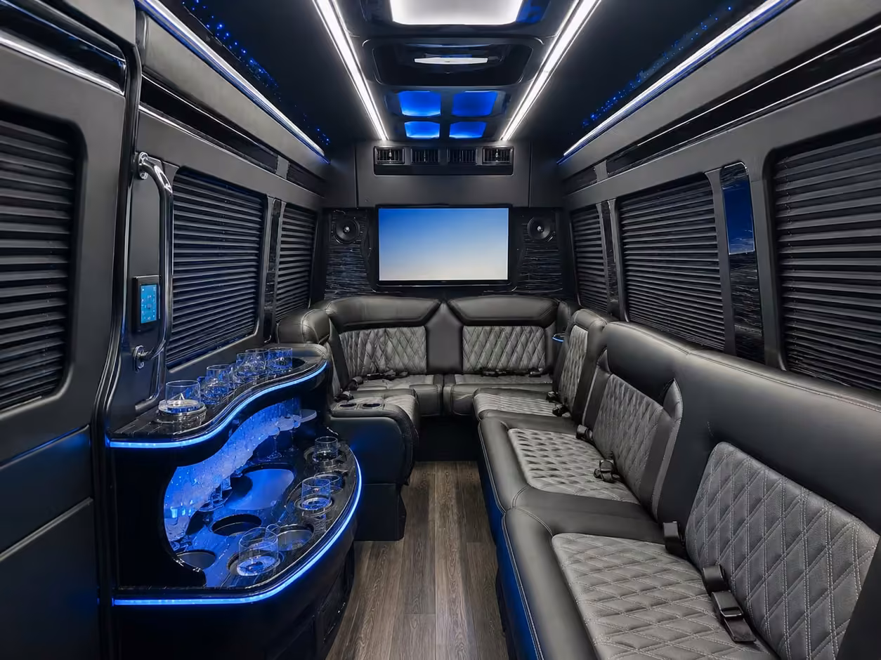 sprinter limo inside